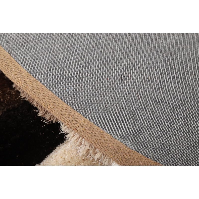 Image of Handmade Shaggy Pure Microfiber Smooth & Anti-Skid Carpets for Bedroom & Living Room, 2 inch Thickness Size- 6X8 Feet