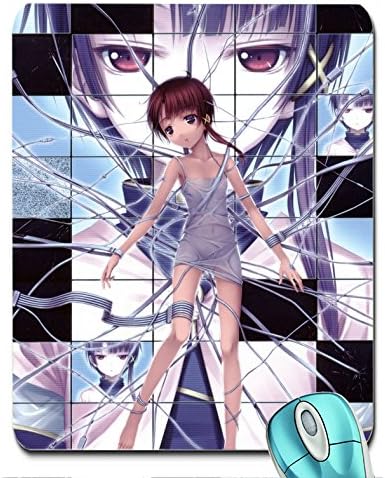 Serial E Periments Lain Iwakura Lain Anime Pajamas Anime Mouse Pad(10.2 x 8.3 x 0.12 inches)