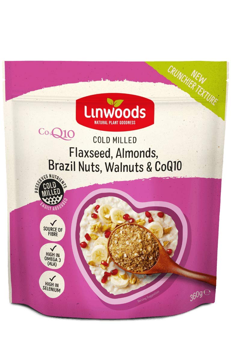 Linwoods Milled CO-Q10 Flaxseed, Almonds, Brazil & Walnuts 360g