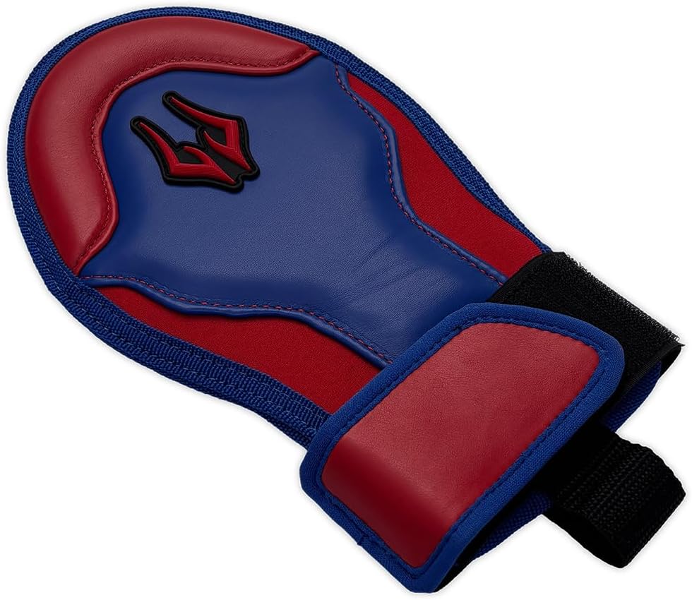 AEGIS Sliding Mitt Baseball & Softball Sliding Glove Hand Protection for Left and Right Hands, Adult and Youth, Blue | Red