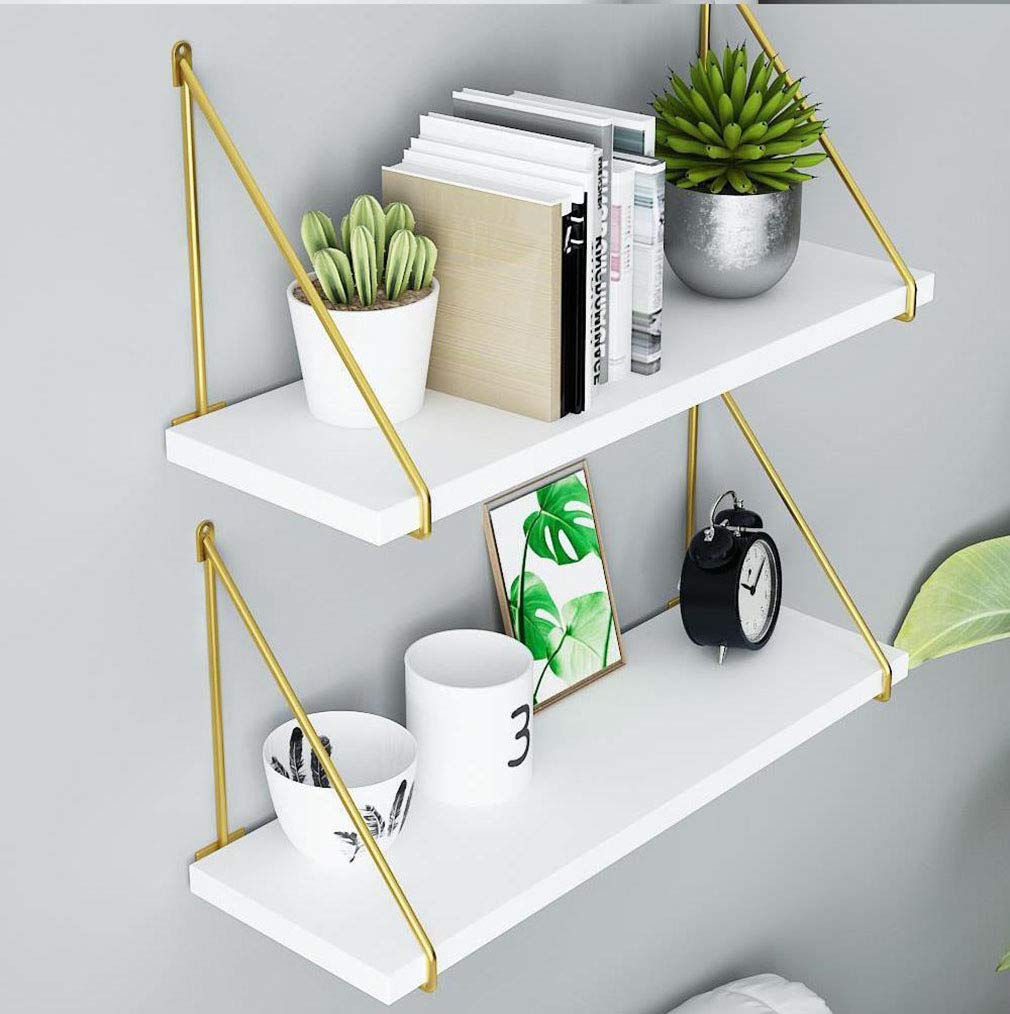 Triangolo di Staffe per Mensola,2 pezzi Reggimensola in Ferro ad Angolo Retto Industriale a Parete,Supporti per Mensole Galleggianti in Metallo Resistente,Comprese Viti,3 colori(black40cm/15.7in)