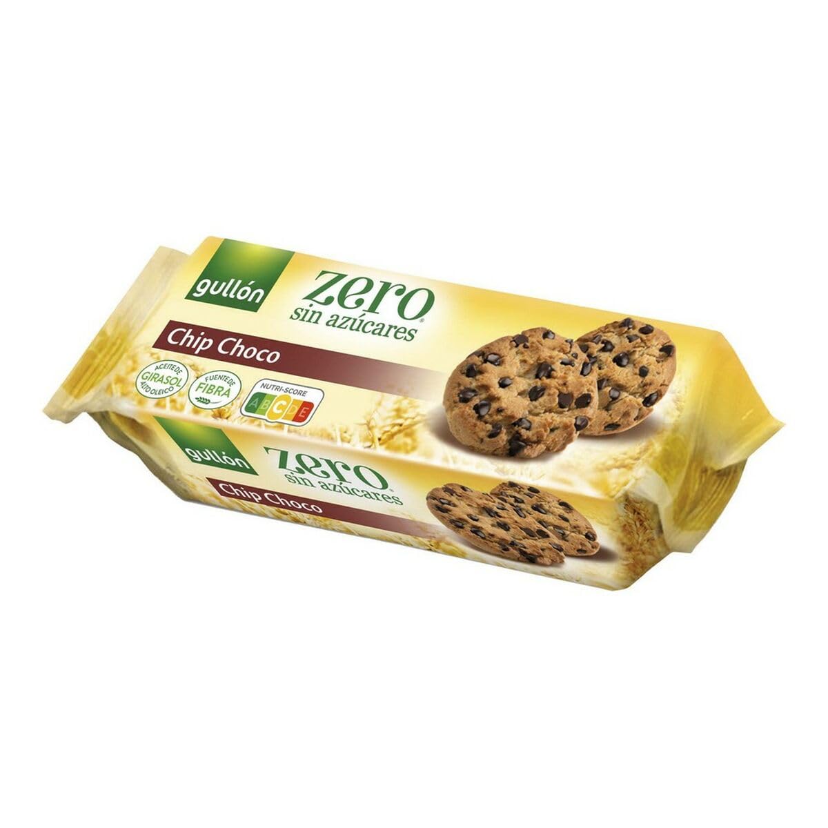Gullon Choc Chip Biscotti Senza Zuccheri Aggiunti 125 gr. - [Pack 6]