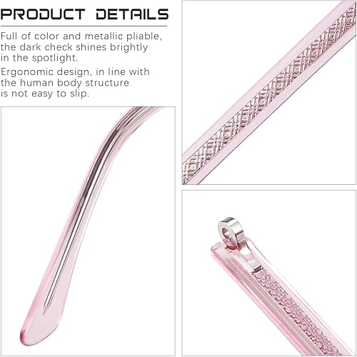 Miniatura 10 de 1 par de brazos de repuesto de lentes de metal y multifuncionales 3 en 1 destornillador, herramientas de reparación de gafas, accesorios de repuesto