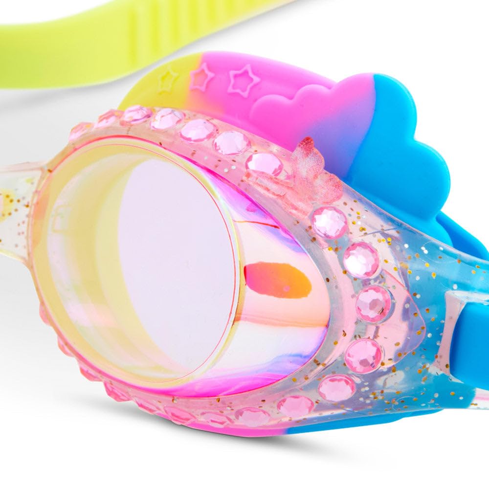 Bling 2O Rainbow Girl Kids kolorowe chmury okulary pływackie