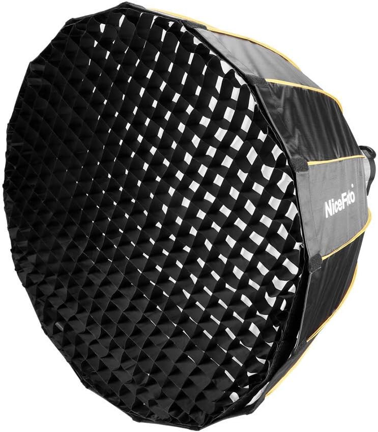 NiceFotoLED-70CM Quick Set-Up Deep Parabolic Softbox With Grid For Led Light Bowens Mount Flash Light for Portrait Wedding Product