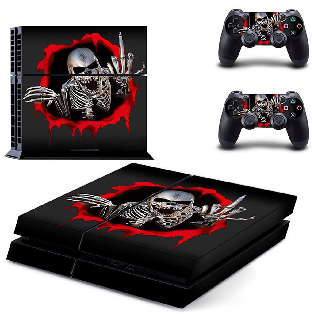 Elton Skeleton Protector Skin Decal Sticker for PS4 PlayStation 4 Game Controller [video game] (B01N48N2G6) Amazon Price History, Amazon Price Tracker
