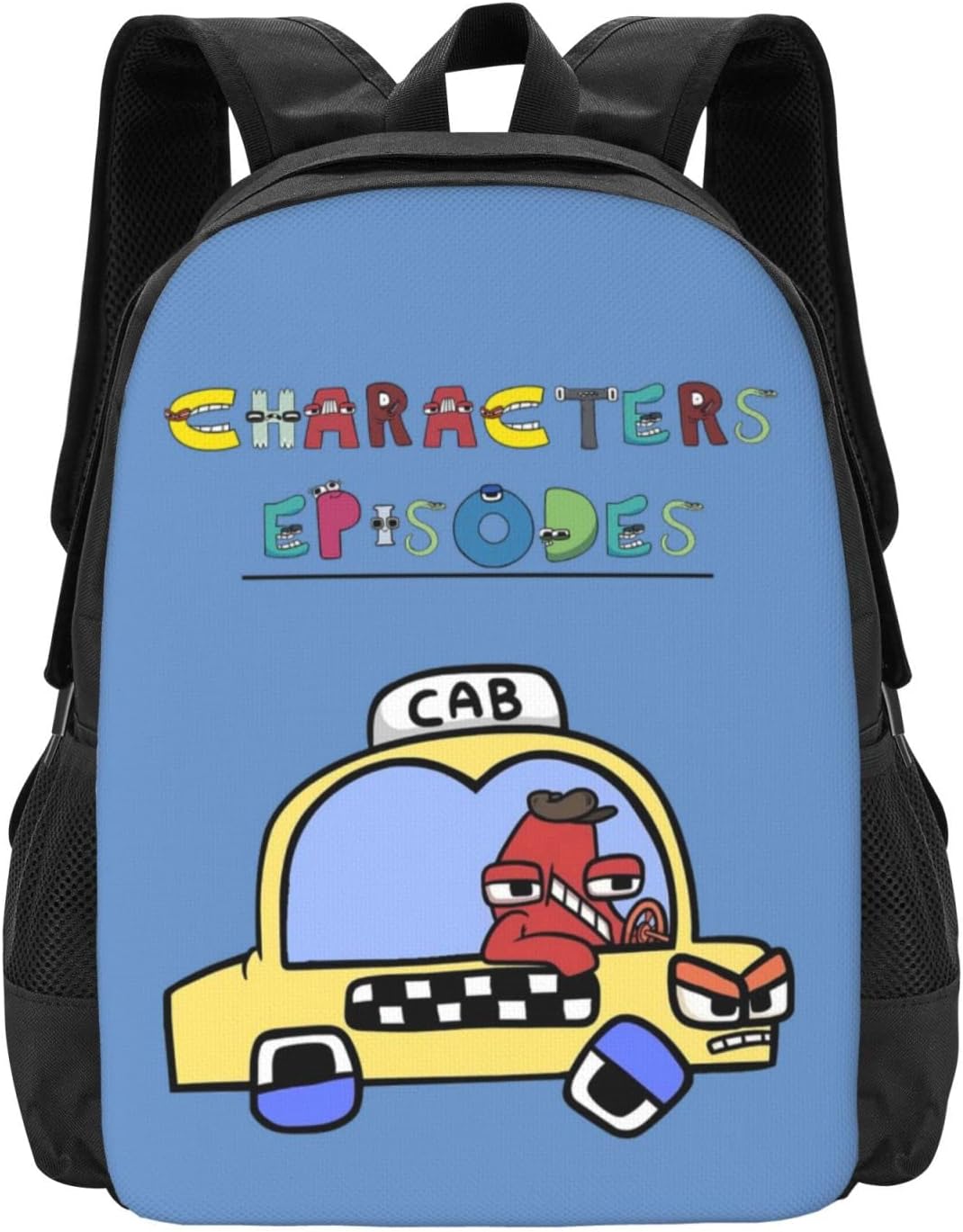 Alphabet Lore Backpack for School Cartoon Bookbag 3D
