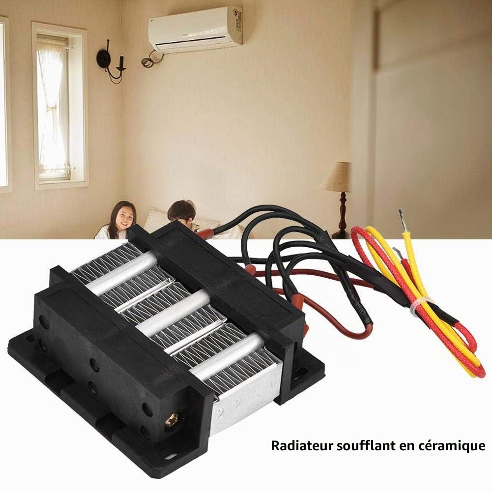 Élément Chauffant en Céramique 220V 200W Température Constante Chauffage à l'air Isolation