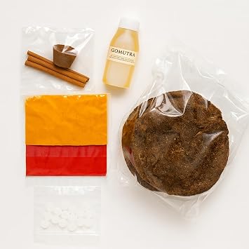 GOOFY TURTLE One Pooja Kit with 06 Items - Pooja Items for Special Festivals Navratri Puja samagri kit Pooja Samagri for Diwali, Hawan Pooja, Housewarming Pooja Indian Festival Pooja Kit.