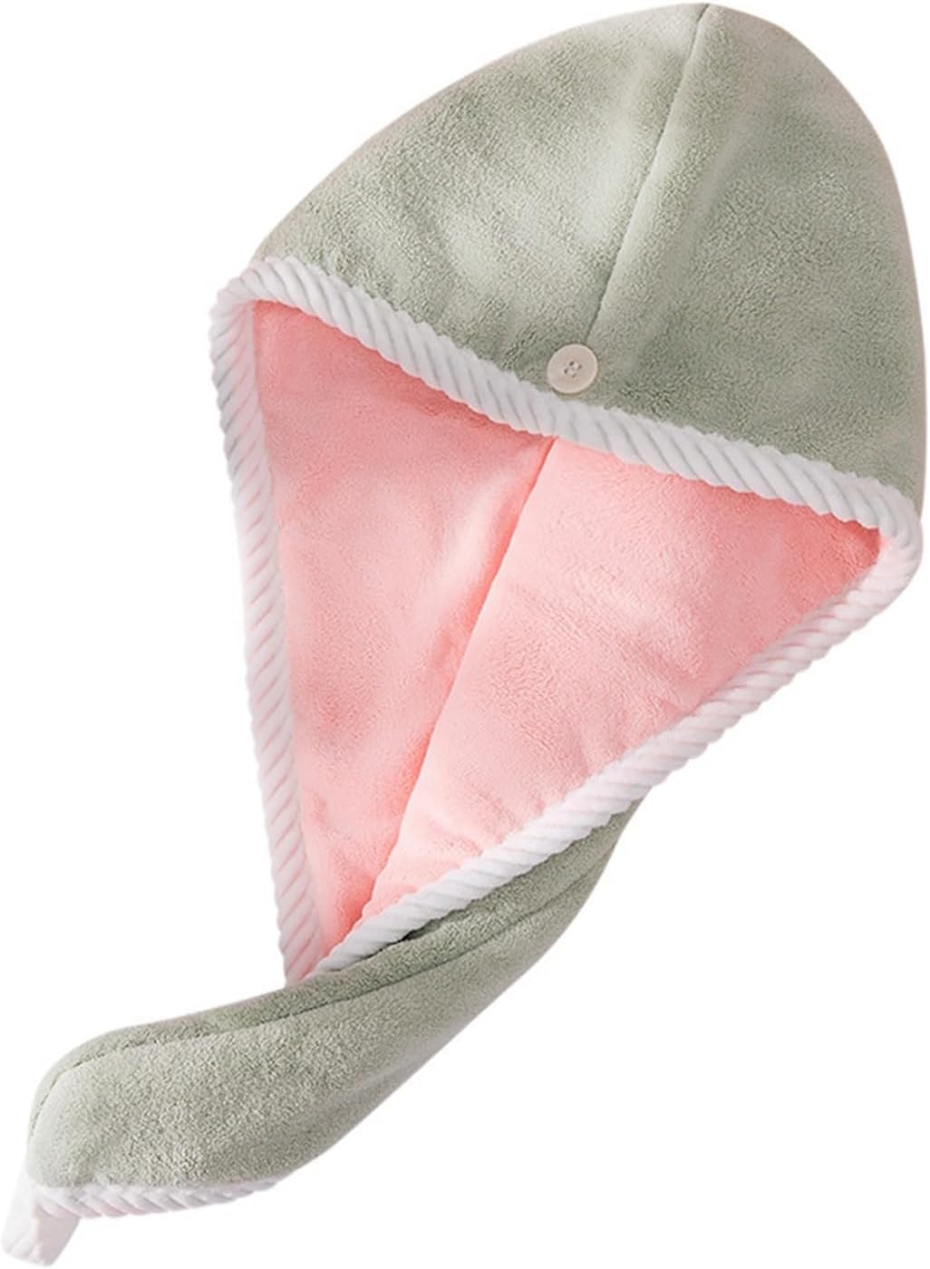 Thickened Color Dry Hair Cap with Soft Shower and Turban