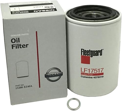 Nissan 15208-EZ40A – Filtro de aceite OEM auténtico, Titan XD 5.0 V8 Cummins Diesel