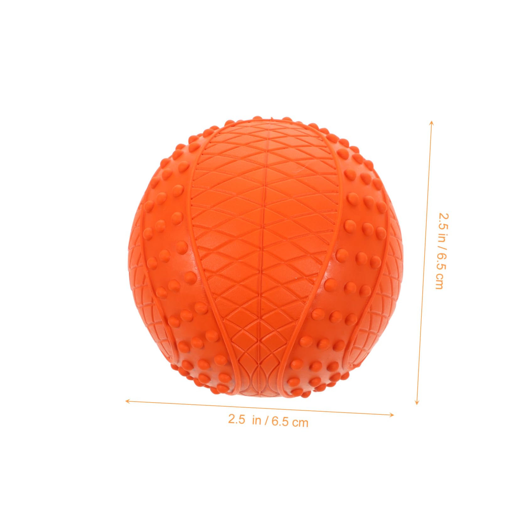 DECHOUS 4stücke Gummiball für Hund Welpenball zum Werfen und Apportieren Hundebälle als Kauspielzeug und Trainingsspielzeug Kleine Bälle für Hunde zum Spielen und Kaufen