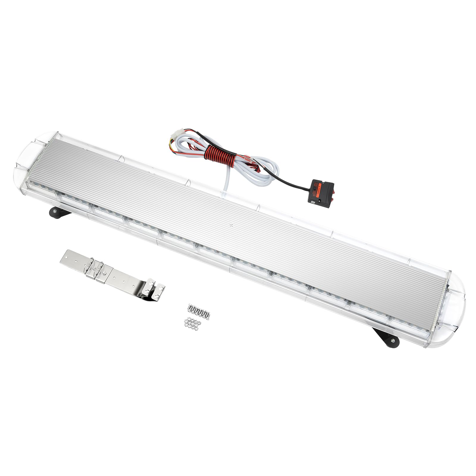 96 diod LED, belki ostrzegawcze, żółte światło ostrzegawcze z 16 trybami i IP65, listwa dachowa alarmu błędów, belki świetlne, światło ostrzegawcze do pojazdów użytkowych i budowlanych, 1310