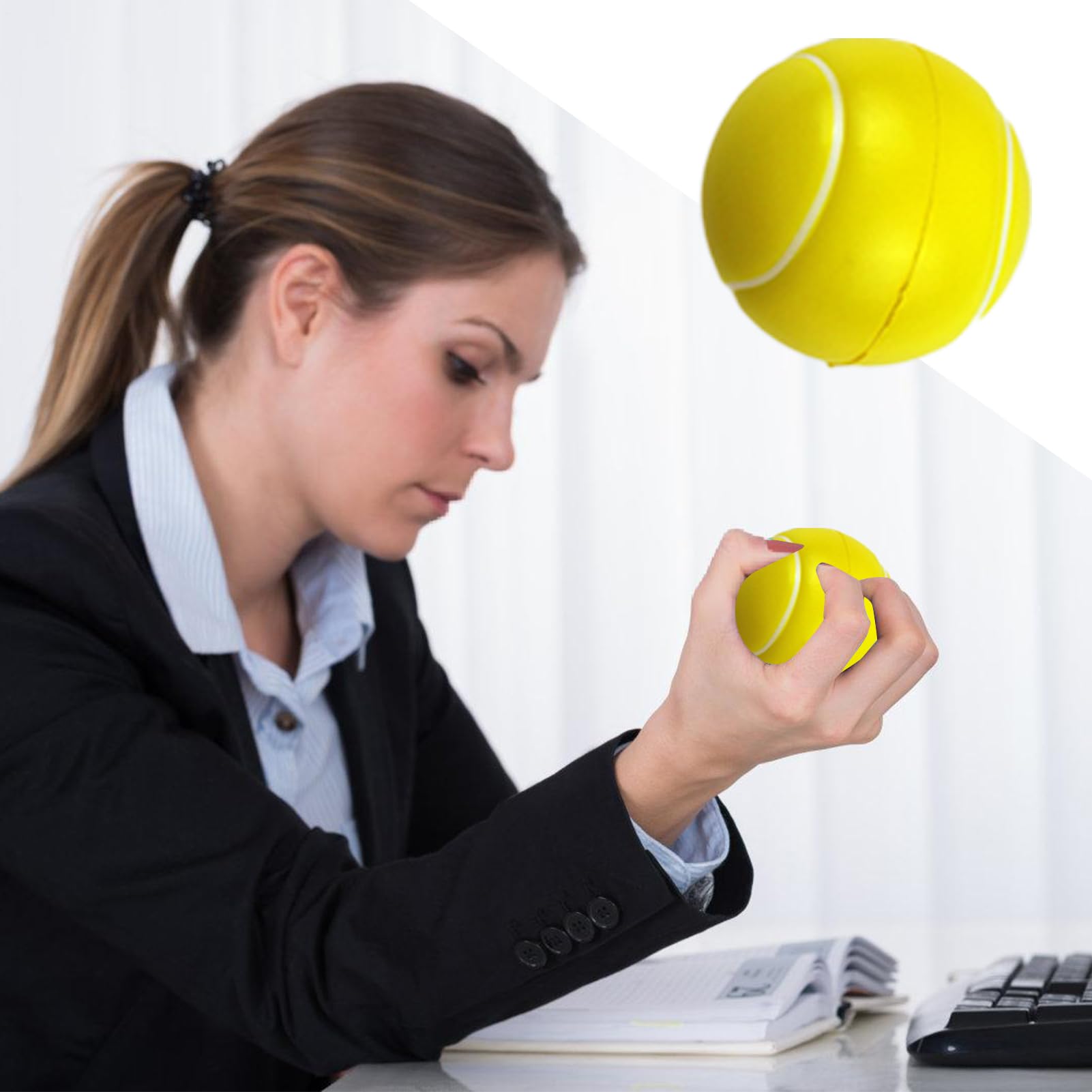 Pelotas de tenis de espuma para niños | Pelotas ďe tenis đe espuma para interiores: ṕelotas d́e ţenis d̄e éspuma ṕara práctica juvenil, p̀elotas dé ťenis ďé práctica đé alta elasticidad p̀ara ejercici