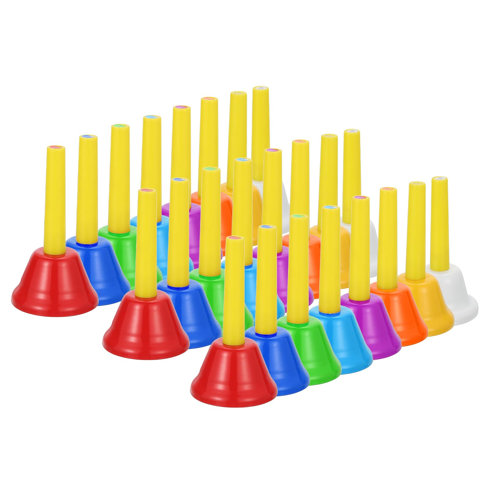 QUARKZMAN 3 Set Handbells Set 8 Noten Farbiges Musikinstrument