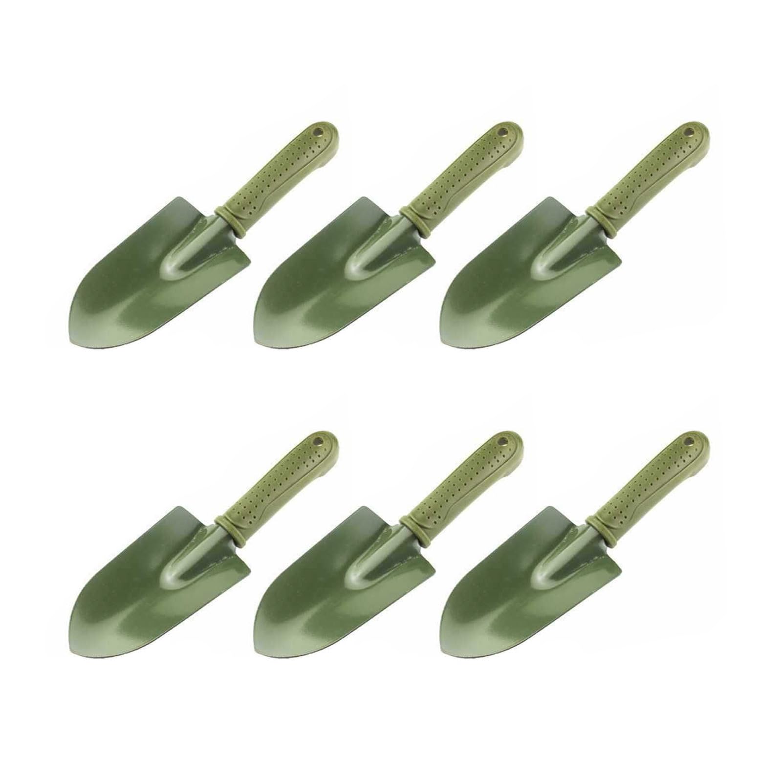 Zwwaazhf Wide Shovel Ergonomic Essential Garden Tool Trowel And Scoops Combo For Vegetable Digging Planting Mixing Effective Soil Aeration 6Pcs Comfortable Grip Trowel