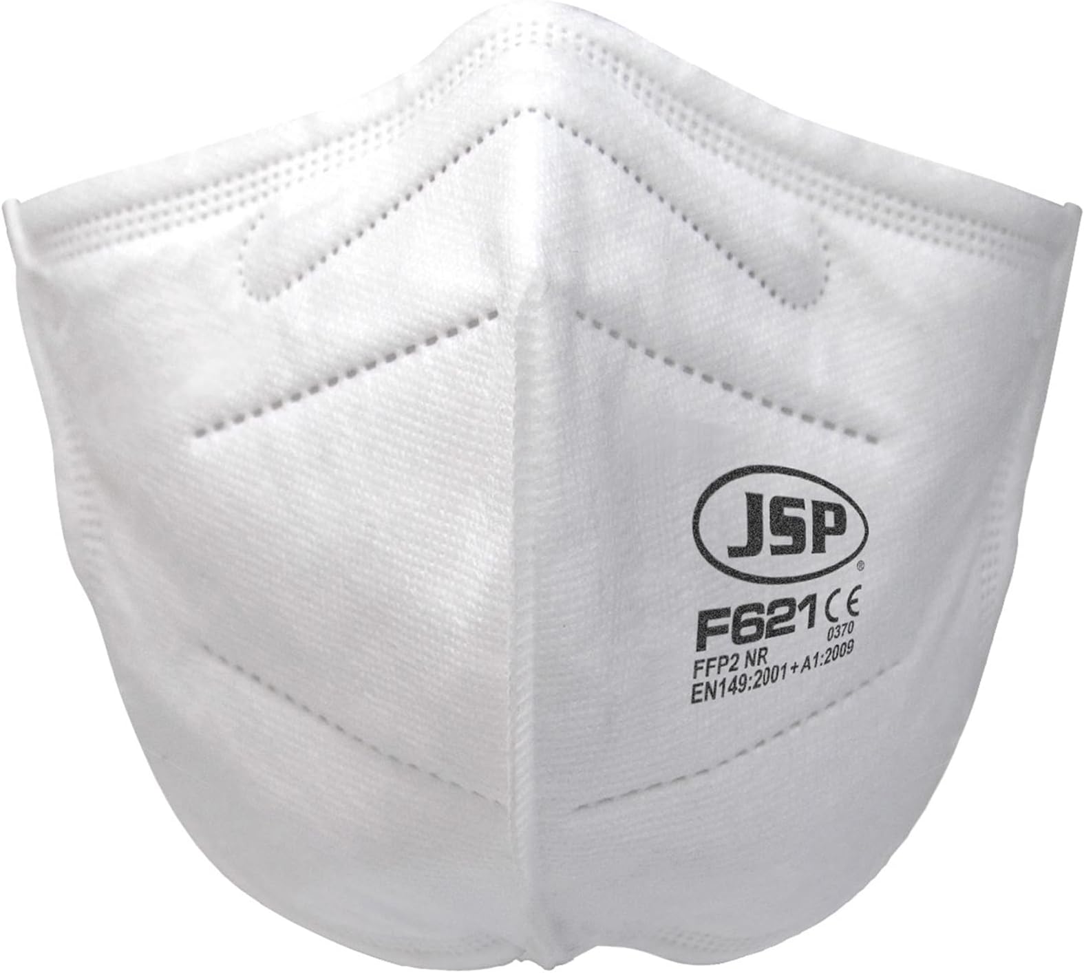JSP Safety Disposable Vertical Fold Flatmask FFP2 (F621) Pack of 2 Retail Ready
