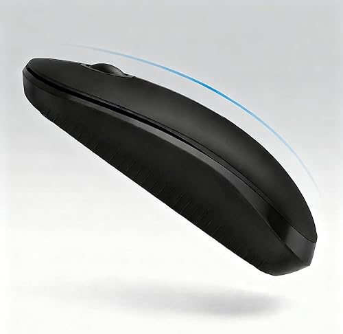 Miniatura 8 de Unipows Mouse inalámbrico - Ratón de computadora portátil delgado de 2.4 G con nano receptor, ratones ópticos móviles de menos ruido para laptop,