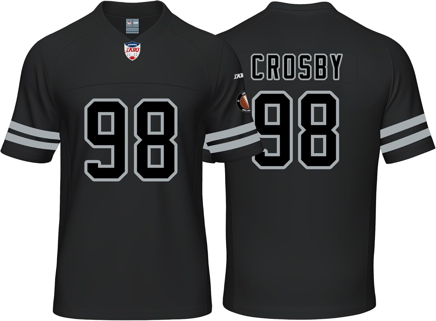 Mens/Youth Football Stitched T-Shirt for Sports Fan No Brand/Logos