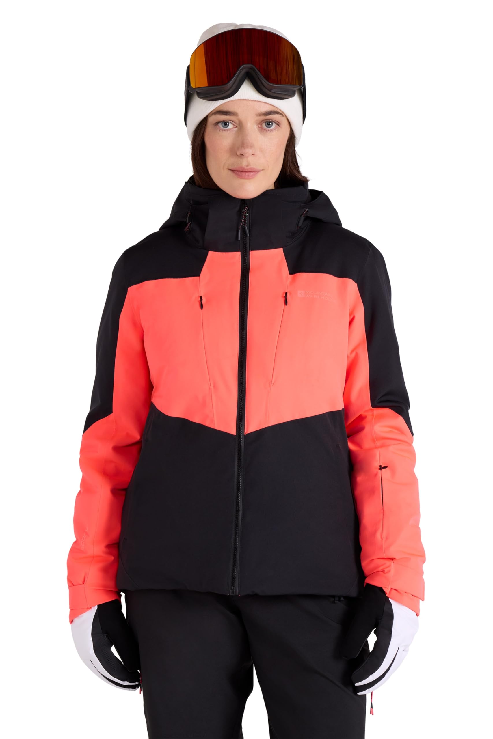 Mountain Warehouse Women's Pink Altitude Extreme Padded Ski Jacket - Waterproof, Breathable, Taped Seams, Extra Ventilation - Best For Skiing, Sports, Walking 8