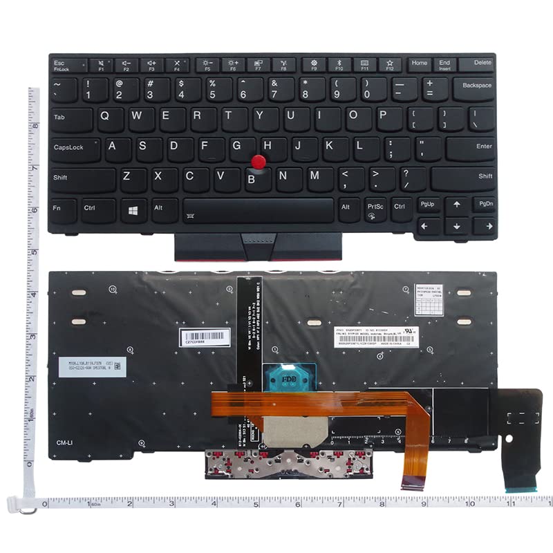 Clavier portable US pour coder et rédiger sur ThinkPad L13 X390 X280 X13 sans rétroéclairage - 2