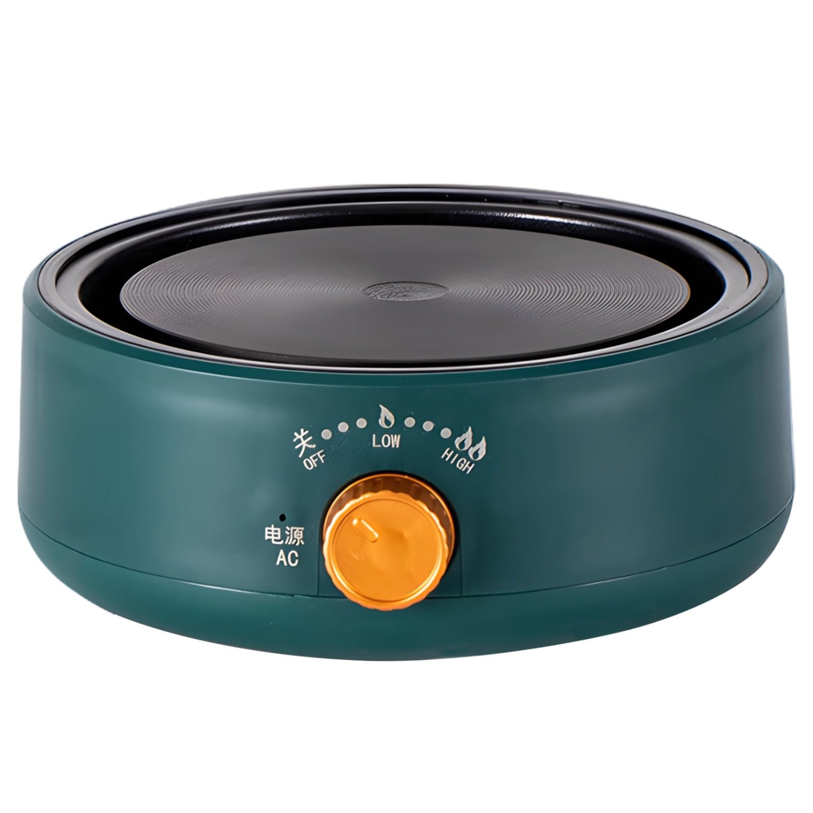 Multifunctional 500W Electric Teapot Heater for Ceramic & Glass Kettles, Compact Design, Green 110V