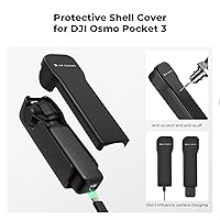 Vista 6 de K&F CONCEPT Funda protectora de cardán compatible con DJI Osmo Pocket 3 Creator Combo, funda rígida portátil con forro suave, accesorios de bolsillo