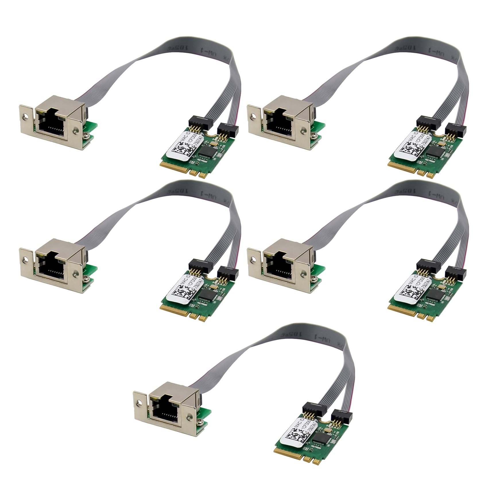 Tarjeta LAN M.2 A+E Key 2.5G de Cinco Unidades con Conexión Estable 8