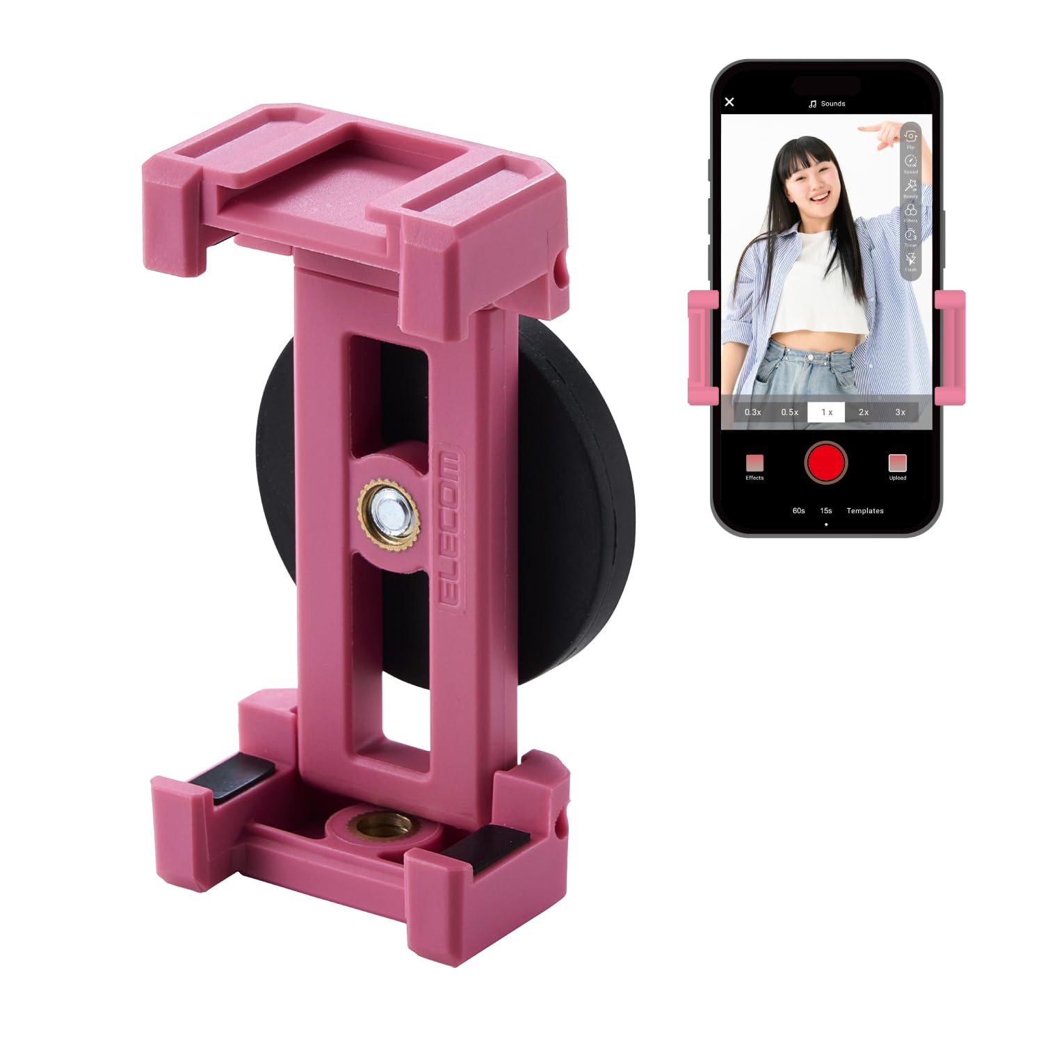 Amazon.co.jp: エレコム スマホアタッチメント マグネット吸着