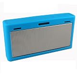 KGTJGCJ Carrying Case for Bose SoundLink III Speaker, Portable Travel Speaker Bag with Shoulder Strap, Protective Storage Tote, Silicone Cover Option,C Blue