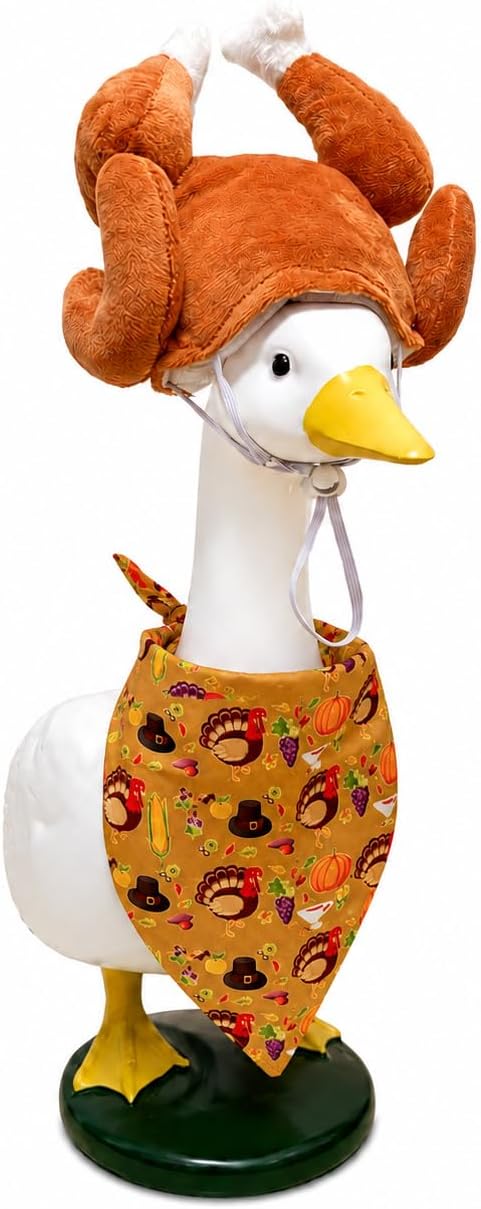 23" Fall Porch Goose Outfits for Halloween Outdoor Lawn Yard Decor
