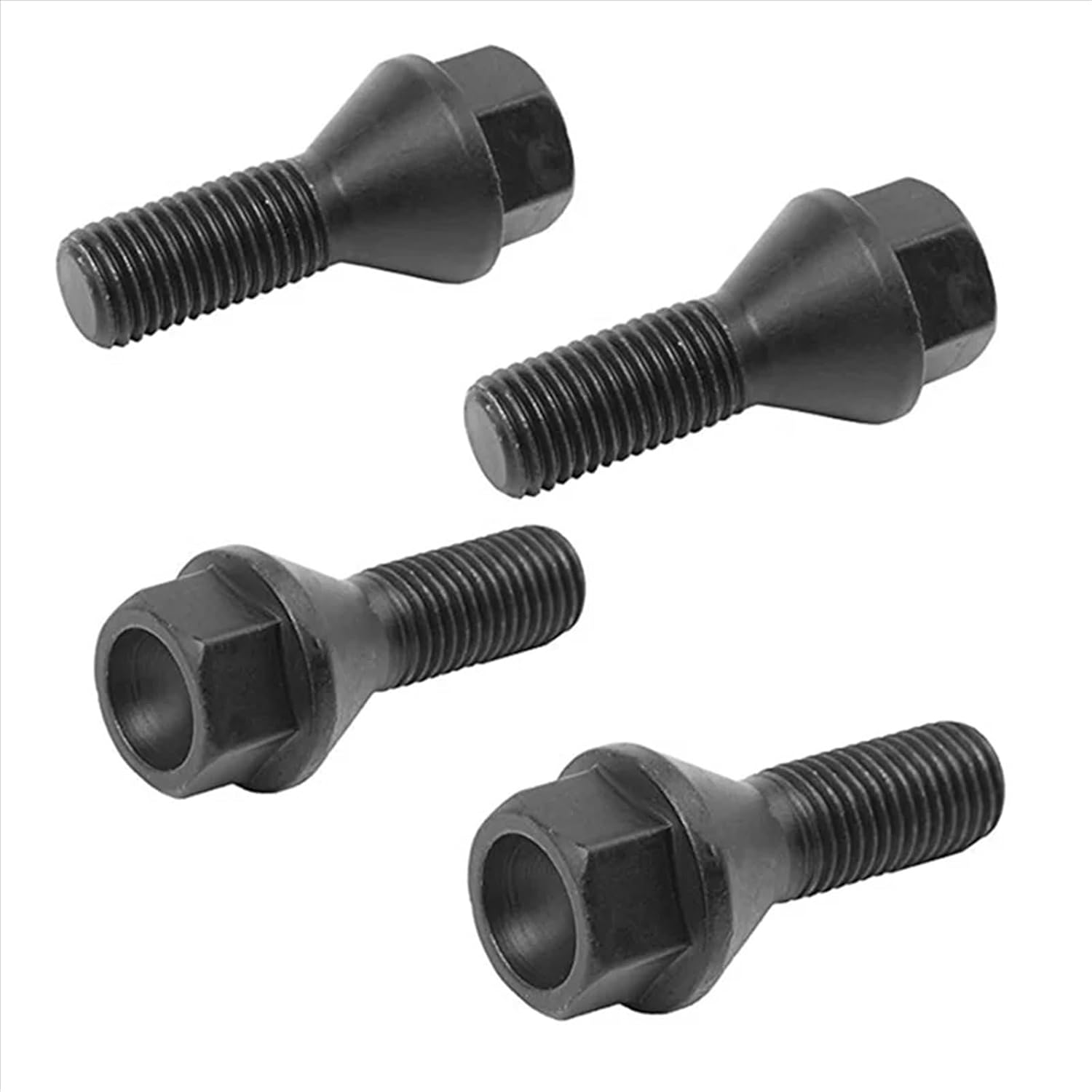 ボルトホイールネジ Compatible With E30 E36 E46 E60 E90 16個入り ブラック ラグナット ホイー