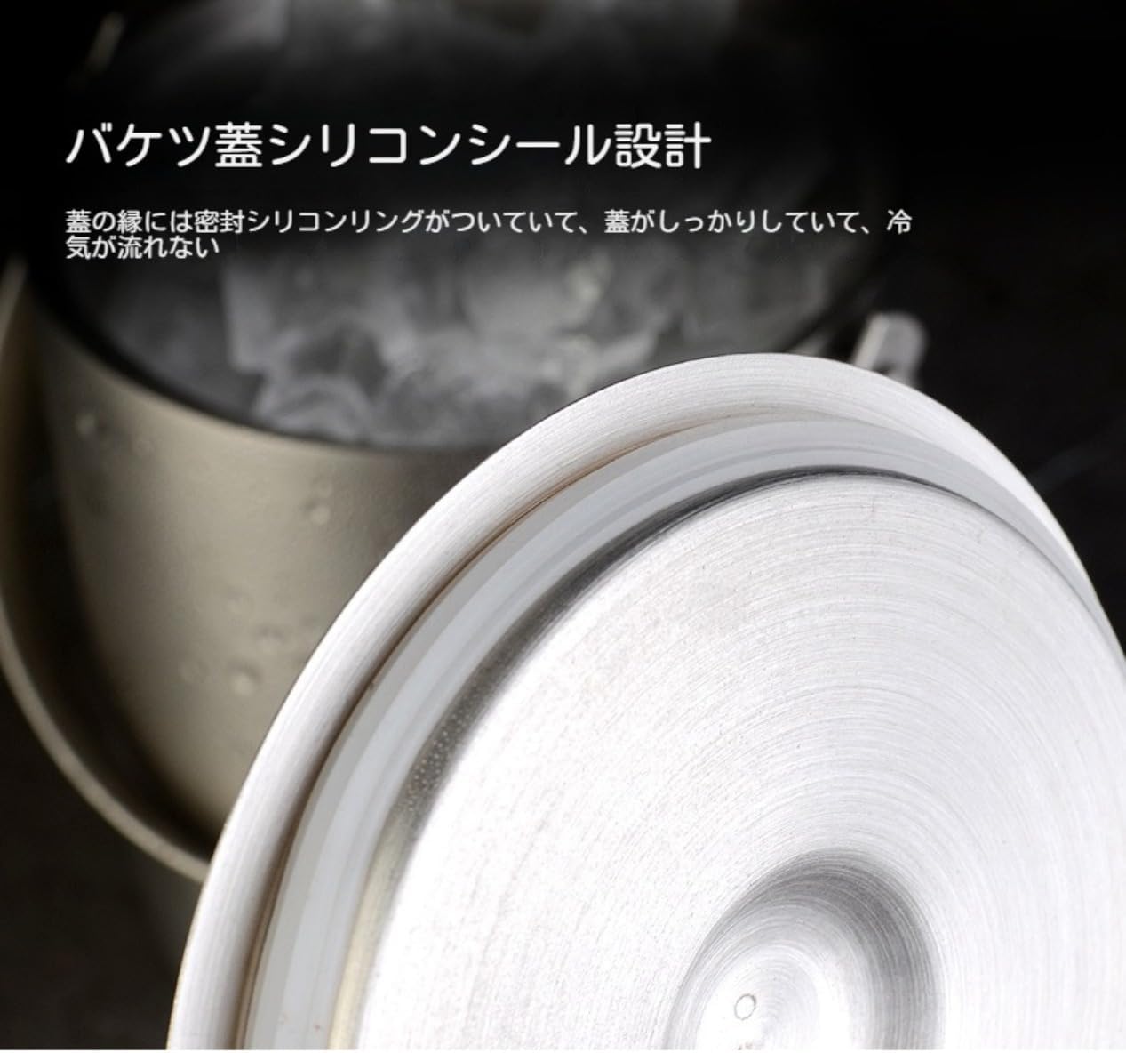 アイスペール 溶けない 円筒形 2L/3L大容量 アイスバケットステンレス 氷入れ 二重構造 真空断熱 ハンドルとフタ付 保冷用 プ