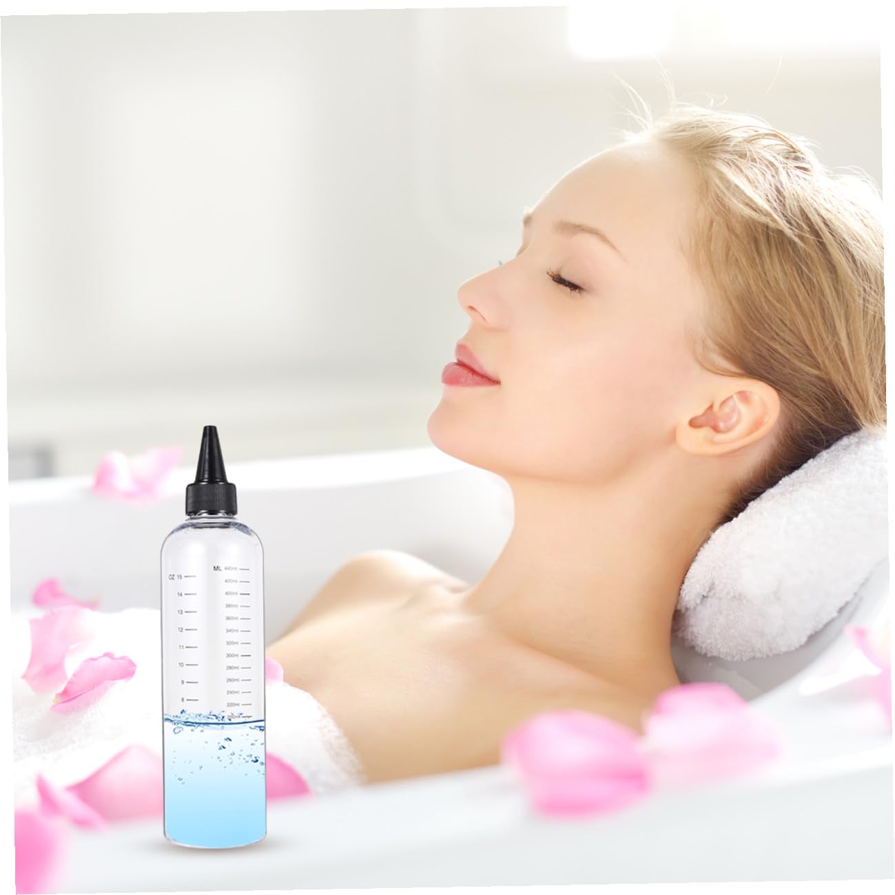 Operitacx Bouteille Doseuse Transparente 500ml à Graduations, Lot de 12