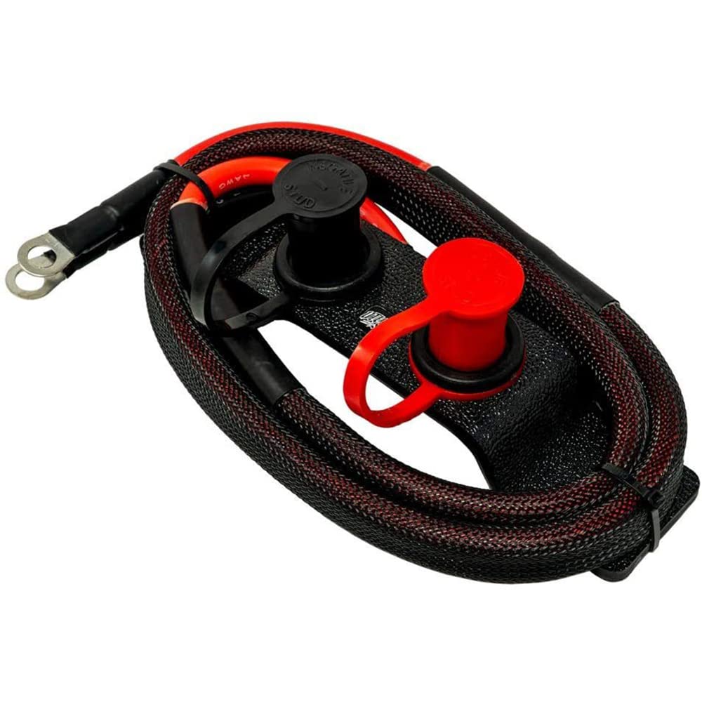 Riloer Terminales de puente de coche, kits para colocar terminales de batería, estaciones de carga remota para baterías