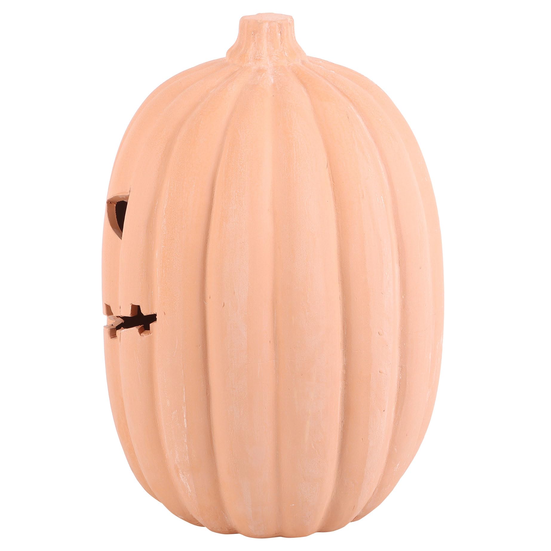 Something Different Wholesale 30 cm Terrakotta-Kürbis-Dekoration: stressfreies Halloween-Dekor - Unordentlicher, dauerhafter Charme - Vielseitiges Display für den Innen- und Außenbereich - auffällige