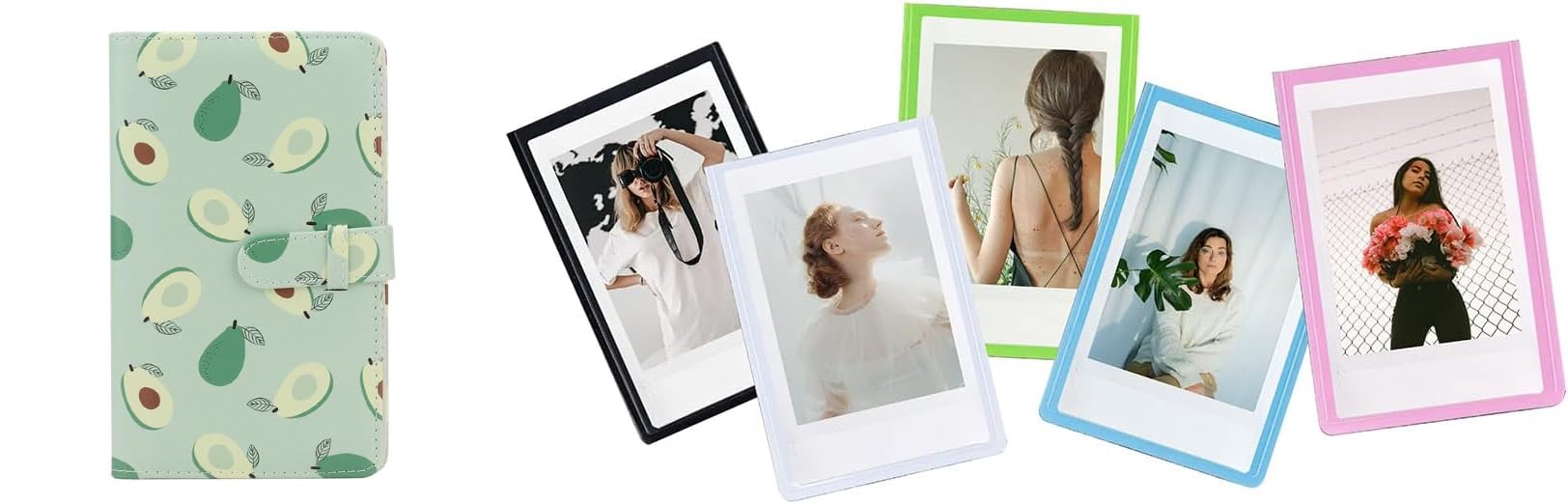 Zenko 128 Pockets Mini Photo Album compatible with Fujifilm Instax Mini 12 Mini 11 Mini 9 Mini 8 Mini 90 Mini 25, Polaroid Snap PIC-300, Kodak Mini 3-Inch Film & Magnetic Photo Frames (Avocado)-image-44