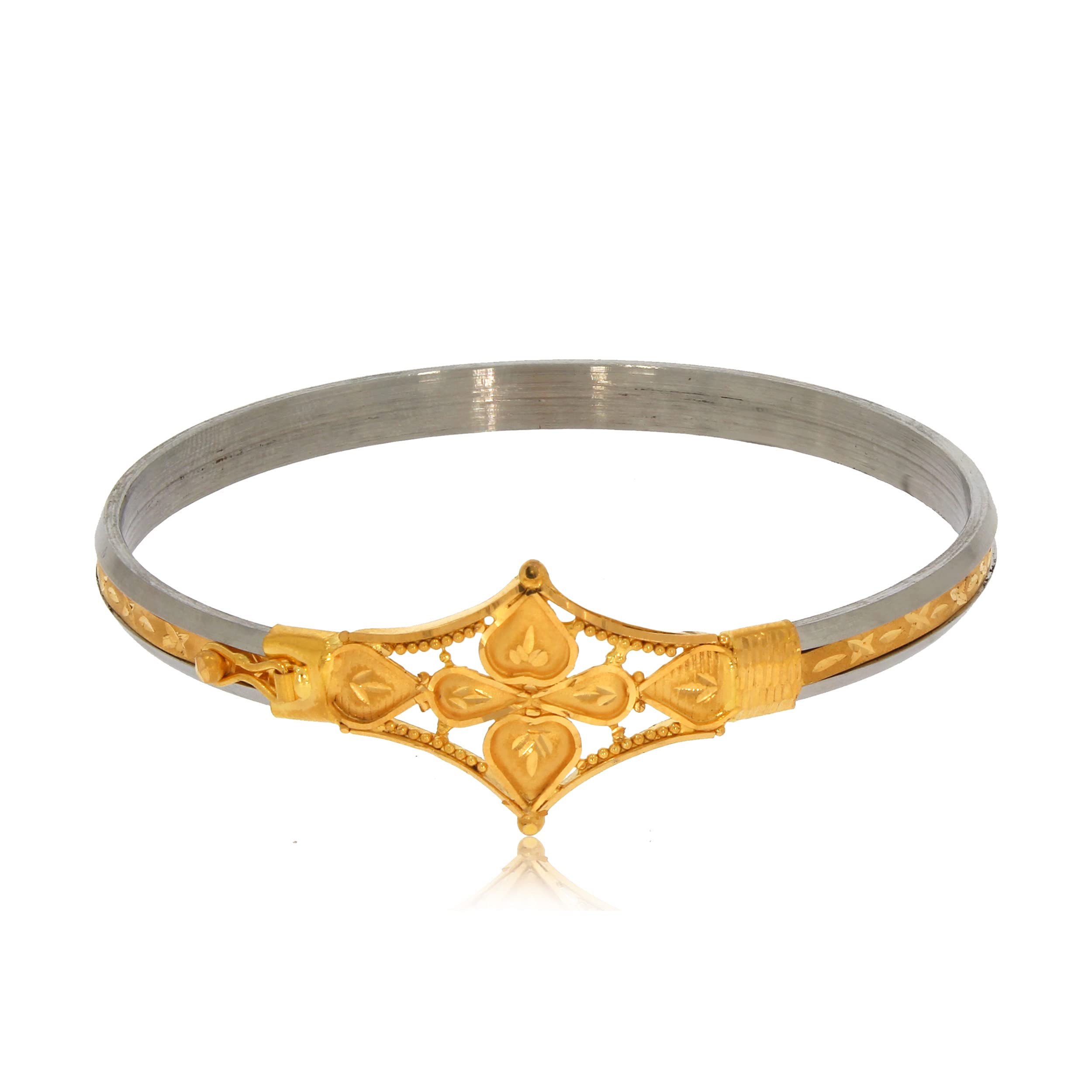 Senco Gold & Diamonds Exquisite Propitious Flower Bangle