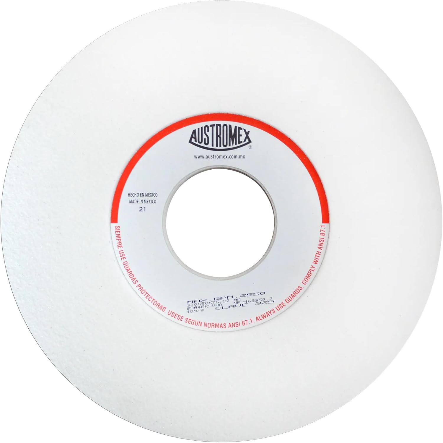 Austromex 329 WHEEL TYPE 7 OF 12x2x3 "89A46 WHITE