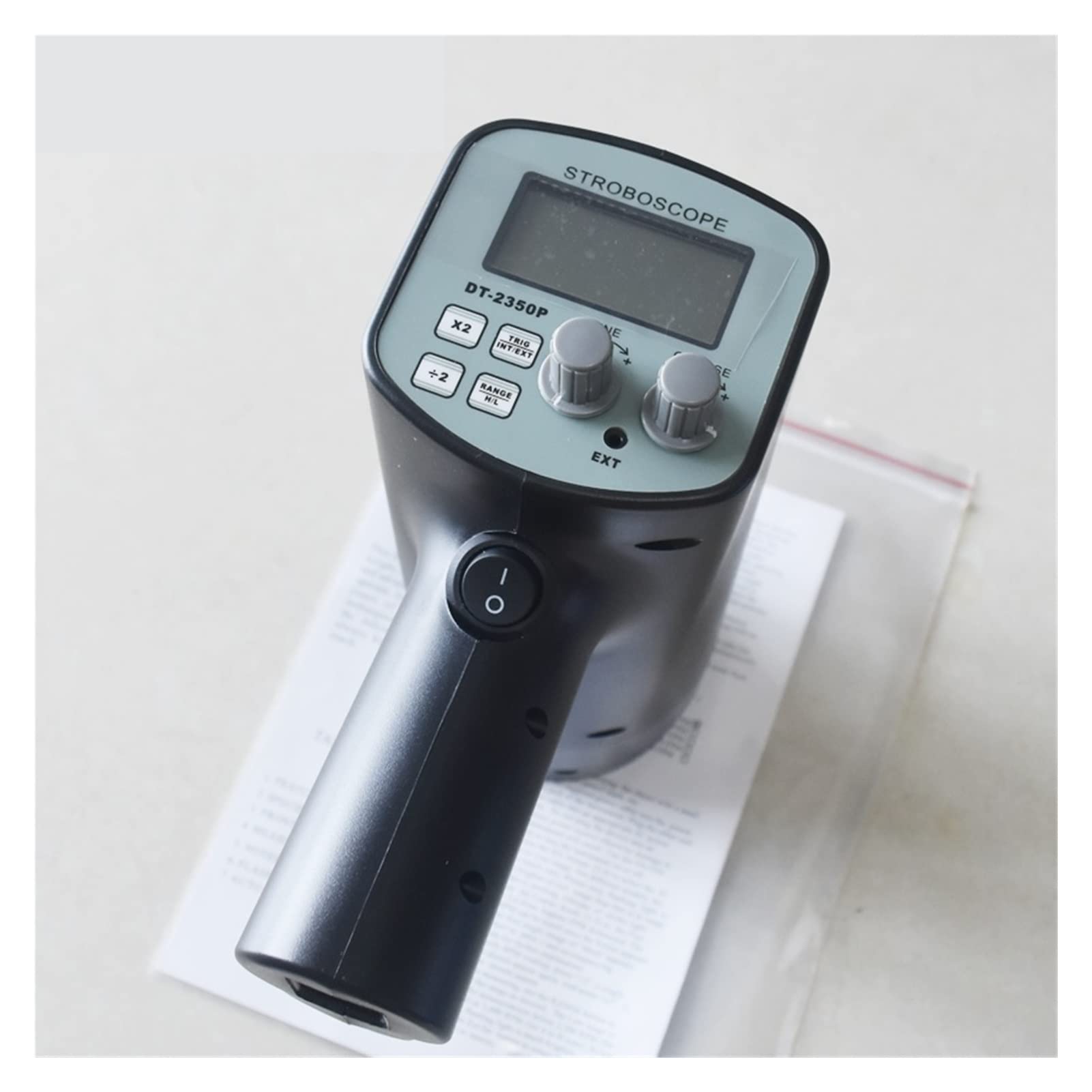 LNHHG Digital Handheld Stroboscope Digital Handheld Stroboscope DT-2350PD LED Flash Strobe Tachometer Wide Measuring Range 50-30000 FPM High Resolution Analyzer