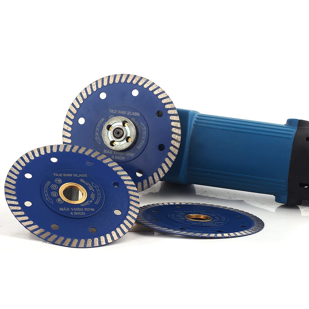 Diapro 3pc/lot 4 "Diamond Blade Super Thin Diamond Turbo Saw Blade Disco de cerámica para granito mármol porcelana cerámica azulejos corte