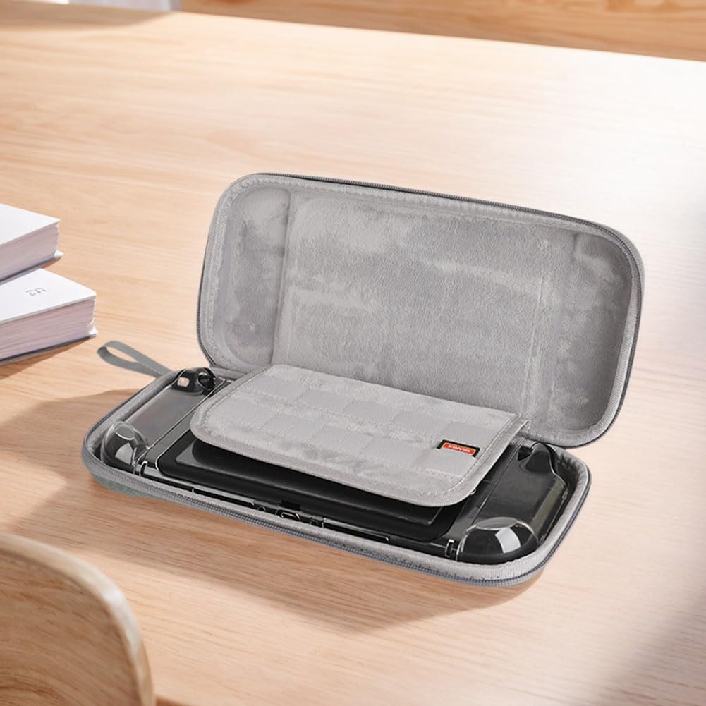 Bolsa de transporte de doble capa para NS2, funda rígida para tarjetas de juego, organizador portátil para consola de juegos