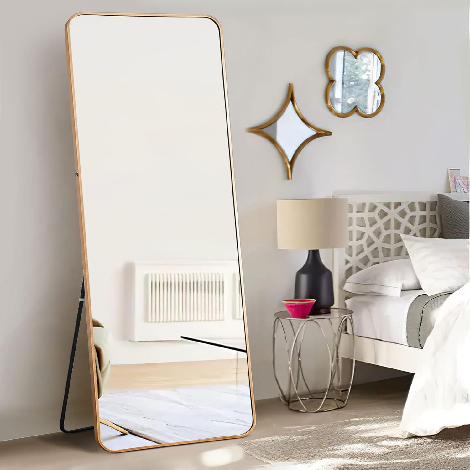 Natsukage Floor Mirror Full Length Mirror Large Long Mirror Wall Mounted Mirror Full
