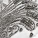 Labellezalady New Beautiful Silver Rhinestones Beads Bodice Applique, Handmade Beaded Applique Patch for Prom dress27.5“ * 15.7”