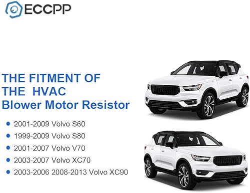 Miniatura 3 de Piezas de repuesto ECCPP para 2001-2009 Volvo S60 1999-2009 Volvo S80 2001-2007 Volvo V70 2003-2007 Volvo XC70 2003-2007 Volvo XC70 2003-2013 Volvo