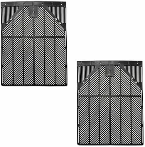 G-Force - Juego de 2 aletas aerodinámicas de 24 x 30 pulgadas para semirremolques de polietileno antivela, color negro