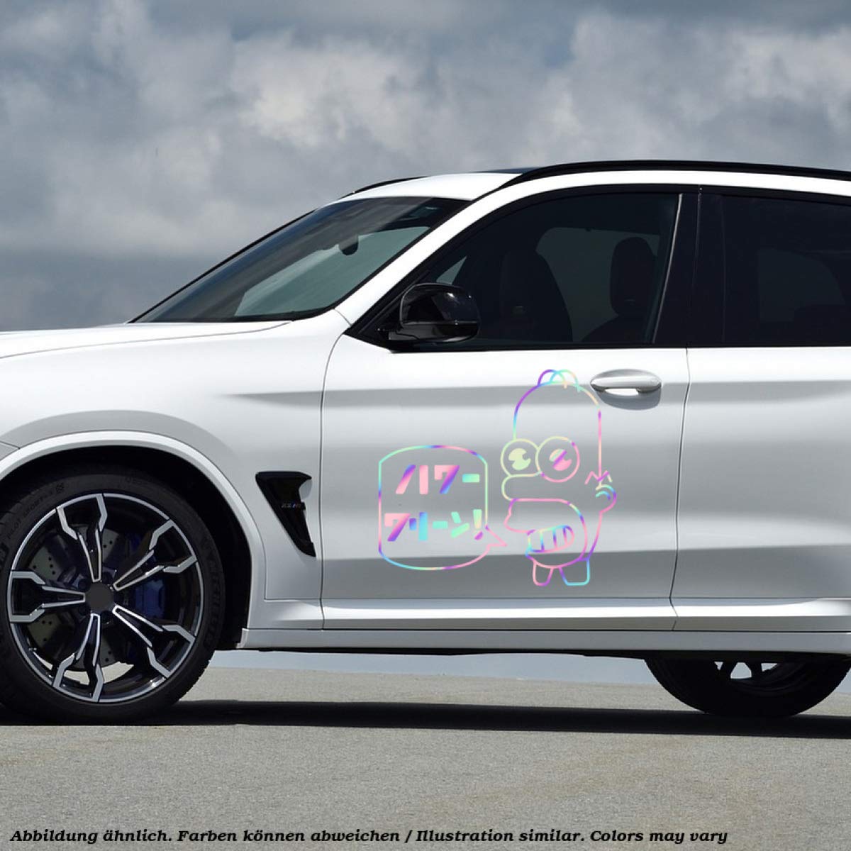 Decus Shop Mr. Sparkle Simpsons Aufkleber – Oil Slick Hologramm, Konturgeschnitten, UV-beständig, Made In Germany