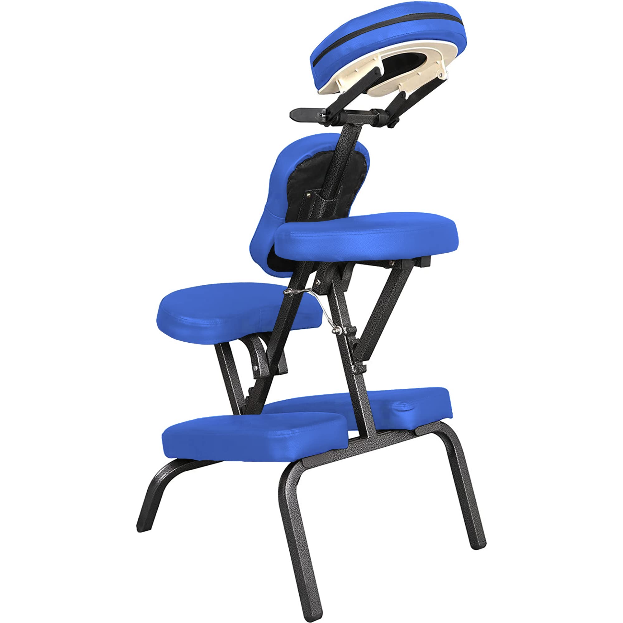 BELTOM® Banco Silla Masaje Tatuajes Portátil Estética Plegable Ergonomica Fisioterapia - Azul
