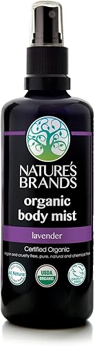Herbal Choice Mari Organic Body Mist, lavanda vidrio de 3.4 onzas
