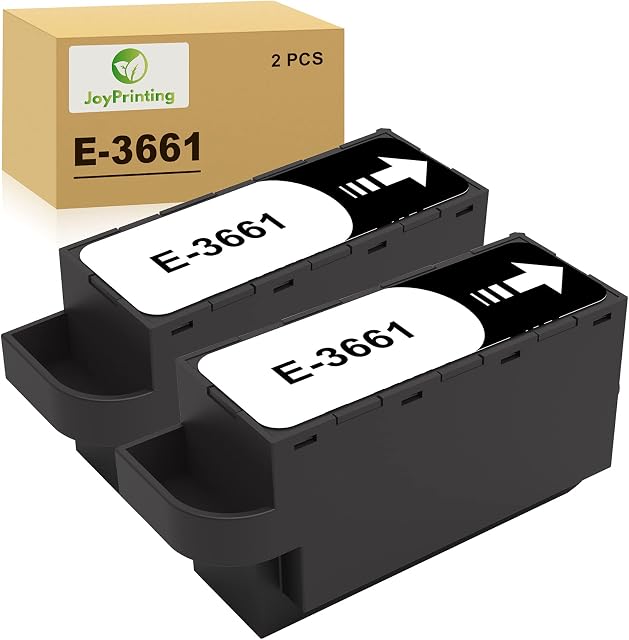 2X JoyPrinting C13T366100 Kit Maintenance Box Compatible with T3661 XP-6000 XP-6001 XP-6005 XP-6100 XP-6105, Expression Photo XP-8500 XP-8600 XP-8700 XP-8605 XP-970 XP-15000 XP-15010 XP-15080 Printer